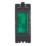 Contactum  Green Neon Power Indicator with Black Inserts 230V