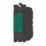 Contactum  Green Neon Power Indicator with Black Inserts 230V