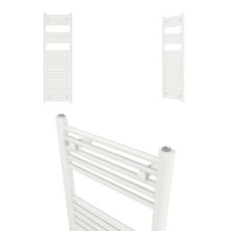 Flomasta 1600mm x 500mm 2409BTU White Flat  Towel Radiator