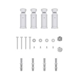 Flomasta 1600mm x 500mm 2409BTU White Flat  Towel Radiator