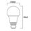 Sylvania ToLEDo 827 SL4 B22 GLS LED Light Bulb  806lm 8W 4 Pack