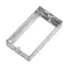 Knightsbridge 2-Gang Unfinished Installation Boxes 25mm 5 Pack