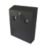 Smith & Locke Lockable Wall Mounted Cigarette Bin Black