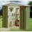 Yardmaster  6' x 7' (Nominal) Apex Metal Shed Green
