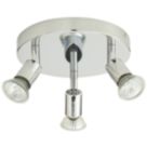 Essentials Sasha Round 3-Light Spotlight Chrome