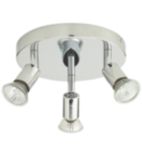 Essentials Sasha Bar 4 Light Spotlight Chrome Screwfix