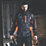 Scruffs Worker Jacket Graphite/Orange Small 40" Chest