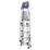 Werner Aluminium 1.68m 5 Step Platform Step Ladder With Handrail