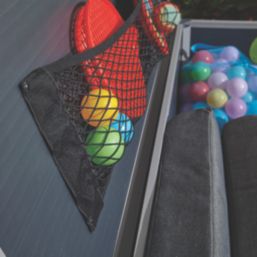 Rowlinson Airevale 342Ltr 4' x 2' (Nominal) Plastic Garden Storage Box Dark Grey