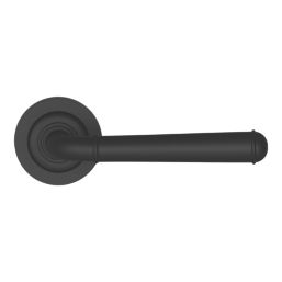 Cooke & Lewis Lizig Lever on Rose Handle Pair Matt Black