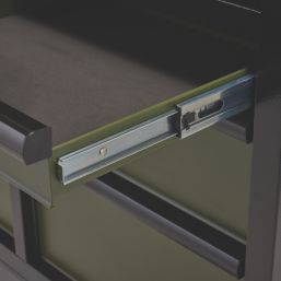 Bunker  7-Drawer Trolley Green