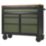 Bunker  7-Drawer Trolley Green