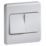Knightsbridge Curved Edge 10AX 2-Gang 2-Way Light Switch  White