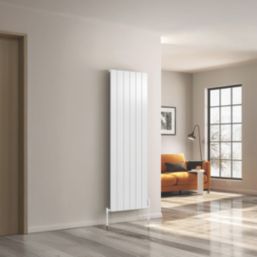 Reina Casina Single 1800mm x 280mm 2211BTU White Vertical Designer Radiator