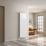 Reina Casina Single 1800mm x 280mm 2211BTU White Vertical Designer Radiator