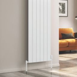 Reina Casina Single 1800mm x 280mm 2211BTU White Vertical Designer Radiator