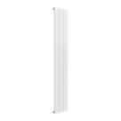 Reina Casina Single 1800mm x 280mm 2211BTU White Vertical Designer Radiator