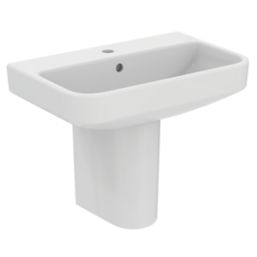 Ideal Standard i.life S Washbasin & Pedestal 1 Tap Hole 600mm