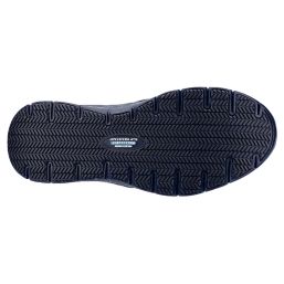Skechers Flex Advantage Metal Free  Slip-On Non Safety Shoes Black Size 6