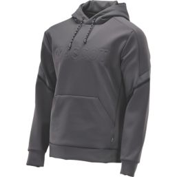 Mascot Customized Fleece Hoodie Grey X Large 44" Chest