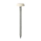 Timco Polymer-Headed Nails Cream Head A4 Stainless Steel Shank 2.1mm x 50mm 100 Pack