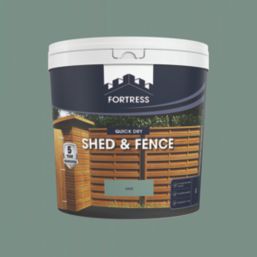 Fortress  Shed & Fence Stain Sage 9Ltr