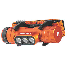 Nebo Master Series HL1000 Rechargeable LED Head Torch Orange 1000lm