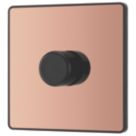 British General Evolve 1-Gang 2-Way LED Dimmer Switch  Copper with Black Inserts