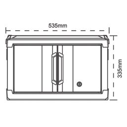Magnusson Clikstor 2-Door Stackable Tool Chest 20½"