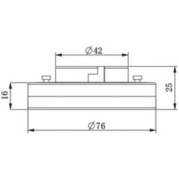 Sylvania ToLEDo Microlynx V2 830 SL GX53 Capsule LED Light Bulb  470lm 5W