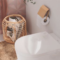 Hansgrohe AddStoris Toilet Roll Holder with Cover Brushed Bronze