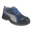 Puma Omni Sky Low Size 9  Blue   Steel Toe Cap Safety Trainers