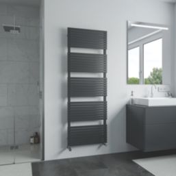 Ximax Watson 1675mm x 600mm 3403BTU Anthracite Vertical Towel Radiator