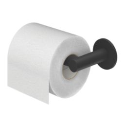 Swirl Caldew Toilet Roll Holder Black