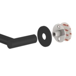 Swirl Caldew Toilet Roll Holder Black