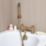ETAL Juke Brushed Brass 112mm Deck Mounted Dual Control Manual Shower Mixer Tap