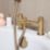 ETAL Juke Brushed Brass 112mm Deck Mounted Dual Control Manual Shower Mixer Tap