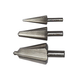 Erbauer Cone Drill Bits 3-14, 8-20, 16-30mm 3 Piece Set