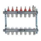 JG Speedfit 6 Port Manifold Set Chrome