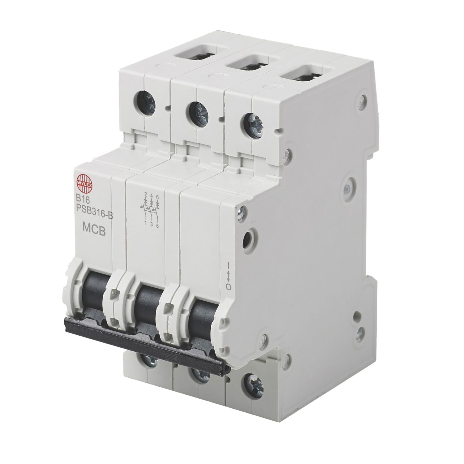 Wylex 16A TP B Curve 3-Phase MCB (9037P)