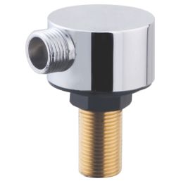 Essentials  Wall Union Elbow Chrome 75mm