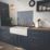Laura Ashley Mr Jones Midnight Seaspray Kitchen Splashback 900mm x 750mm x 6mm