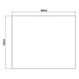 Laura Ashley Mr Jones Midnight Seaspray Kitchen Splashback 900mm x 750mm x 6mm