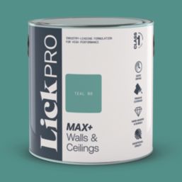 LickPro Max+ 2.5Ltr Teal 06 Eggshell Emulsion  Paint