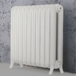 Arroll 748mm x 794mm 3780BTU White Cast Iron 2 Column Radiator