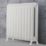 Arroll 748mm x 794mm 3780BTU White Cast Iron 2 Column Radiator