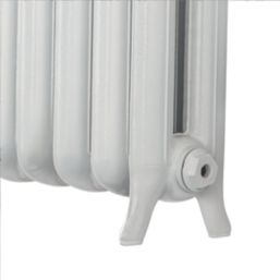 Arroll 748mm x 794mm 3780BTU White Cast Iron 2 Column Radiator