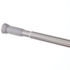 Straight Extendable Shower Curtain Rail Aluminium Chrome 700-1200mm