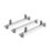 Van Guard VG211-3 Nissan Primastar 2022 on ULTI Van Roof Bars 1400mm