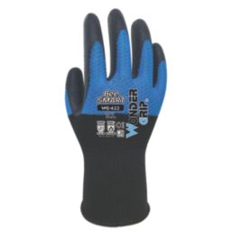 Wonder Grip WG-422 Bee-Smart General Handling Gloves Black/Blue Large